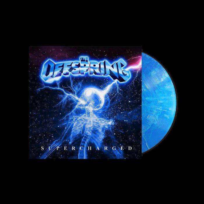 Supercharged - Limited Edition Blue & White Marbled Vinyl LP vinyl record cover