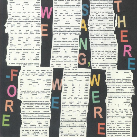 We Sang Therefore We Were - Limited Edition Neon Purple Vinyl LP vinyl record cover