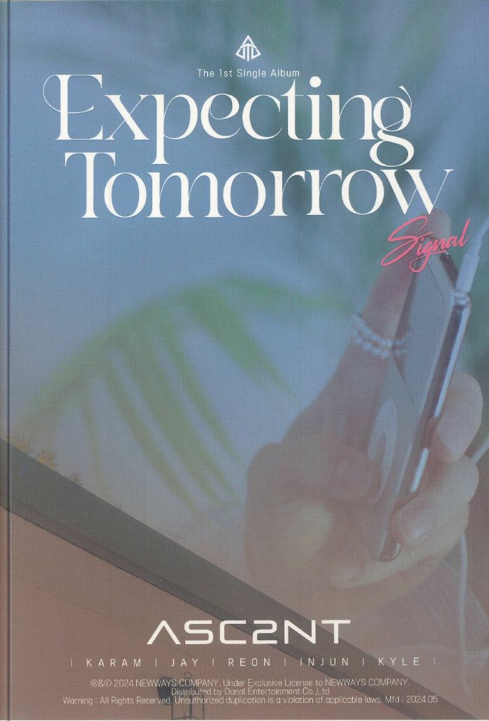 Expecting Tomorrow - CD Single CD cover