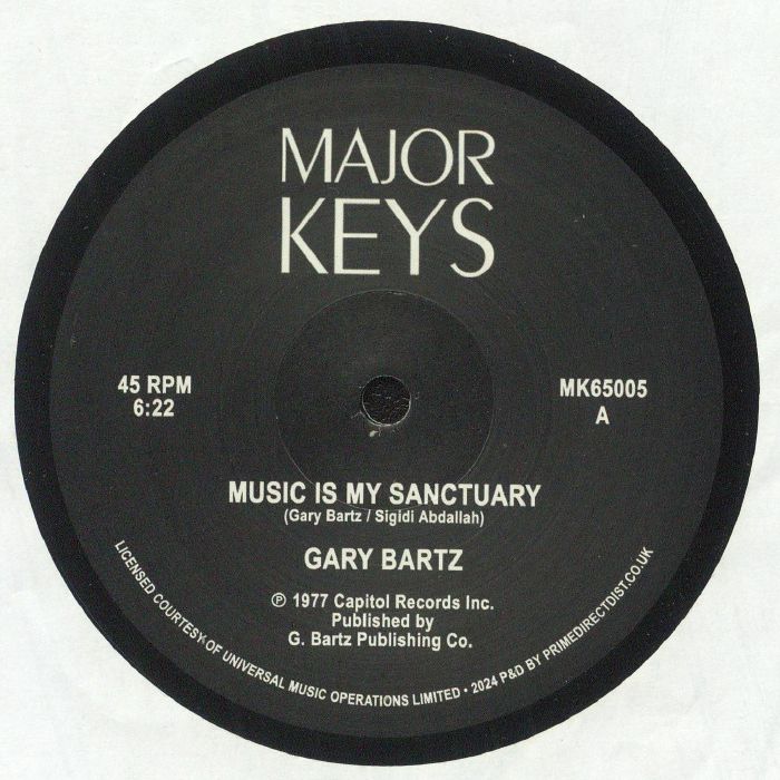 Music Is My Sanctuary / Carnaval De L'Esprit - Vinyl Single vinyl record cover