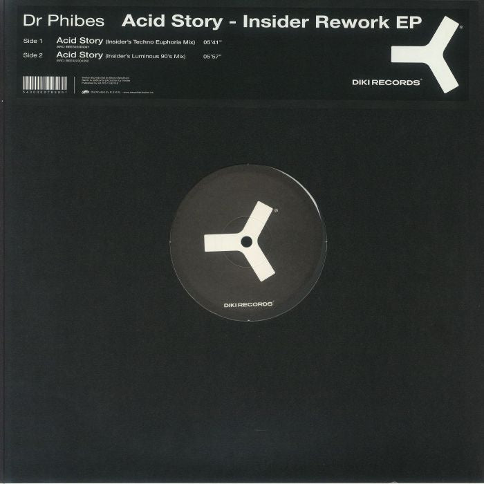 Acid Story: Indsider Rework - White Vinyl EP vinyl record cover
