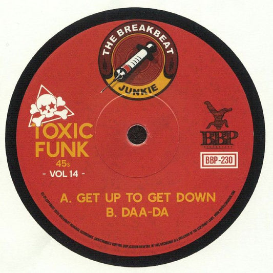 Toxic Funk Vol 14 - Vinyl Single vinyl record cover