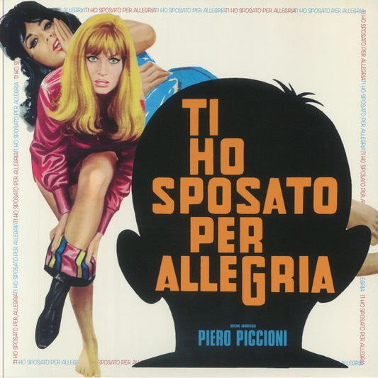 Ti Ho Sposato Per Allegria - Light Blue Vinyl LP vinyl record cover