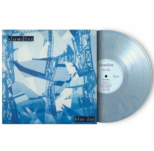 Blue Day - Blue & White Marbled Vinyl LP vinyl record cover