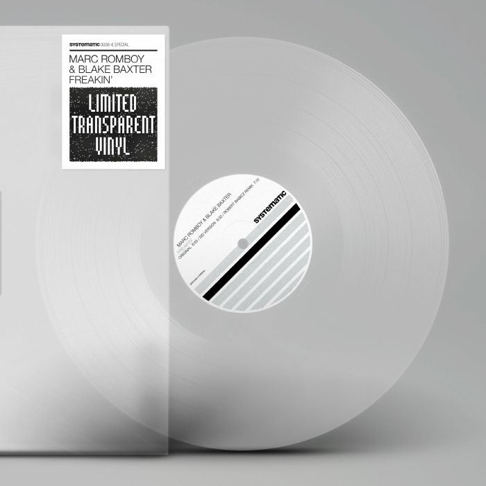 Freakin' - Limited Edition Clear Vinyl Single vinyl record cover