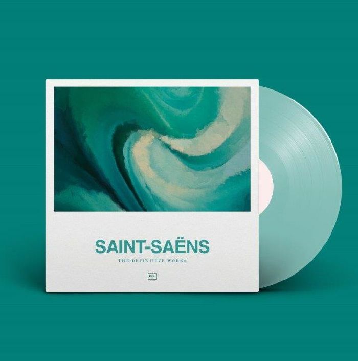 Saint Saens: The Definitive Works - Limited Edition Teal Vinyl LP vinyl record cover