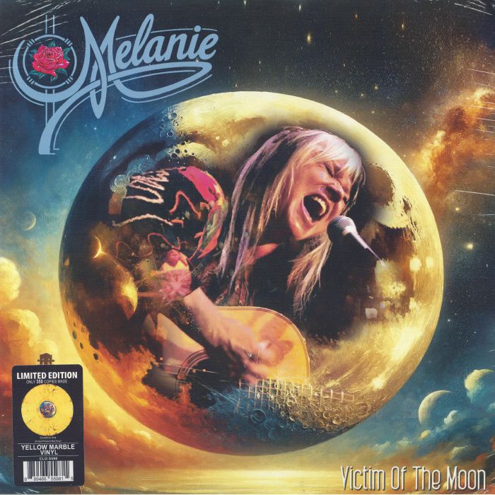 Victim Of The Moon - Limited Edition Yellow Marbled Vinyl LP vinyl record cover