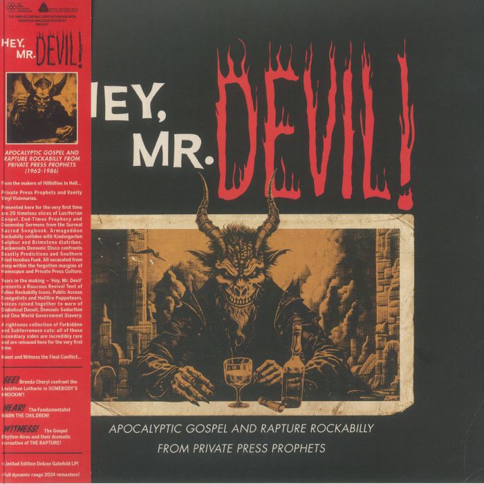 Hey Mr Devil!: Apocalyptic Gospel & Rapture Rockabilly From Private Press Prophets 1962-1986 - Vinyl LP vinyl record cover