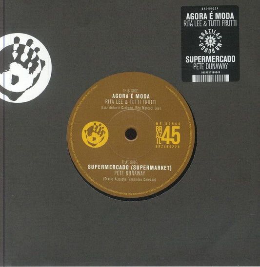 Agora E Moda (Reissue) - Vinyl Single vinyl record cover