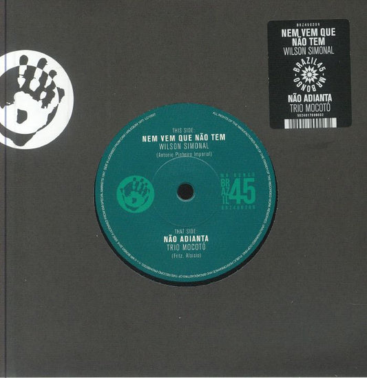 Nem Vem Que Nao Tem / Nao Adianta - Limited Edition Vinyl Single vinyl record cover