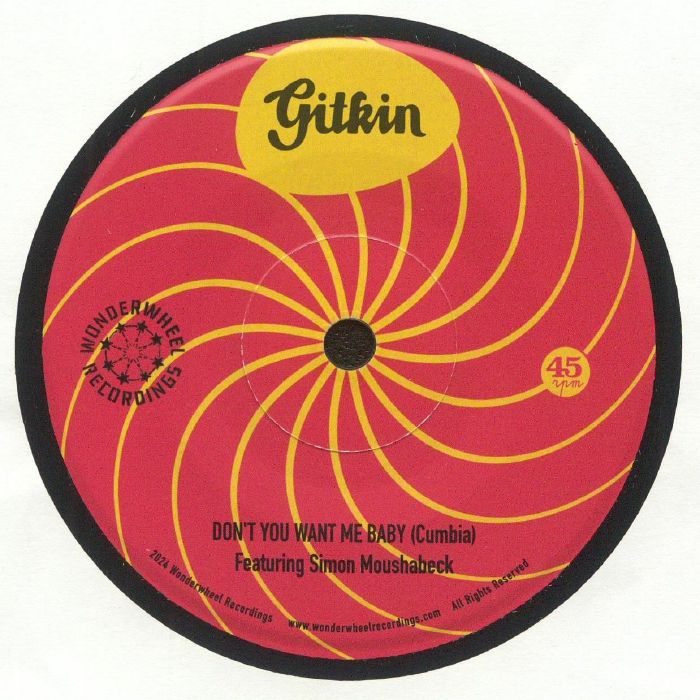 Don't You Want Me Baby - Vinyl Single vinyl record cover