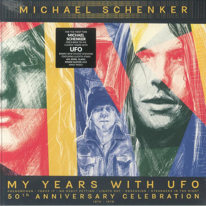 My Years With UFO - 50th Anniversary 1972-1978 - 2xLP vinyl record cover