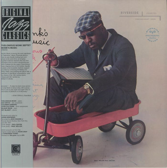 Monk's Music - 180 Gram Vinyl LP vinyl record cover
