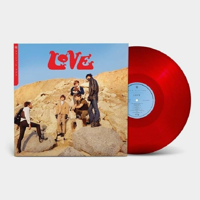 Now Playing - Transparent Red Vinyl LP vinyl record cover