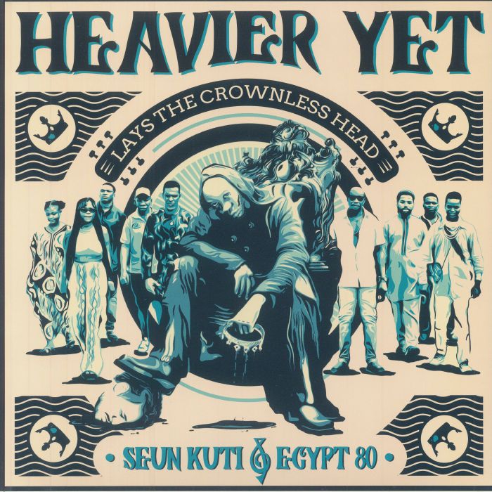 Heavier Yet: Lays The Crownless Head - Clear Vinyl LP vinyl record cover