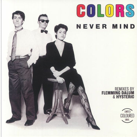 Never Mind - Limited Edition Blue Vinyl Single vinyl record cover