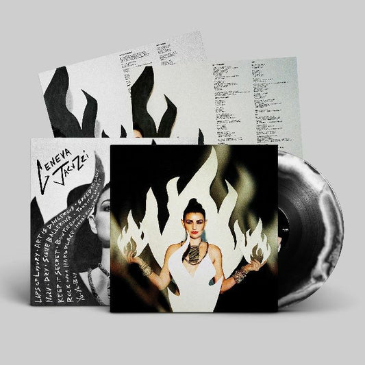 Triple Fire - Limited Edition Black & White Smash Vinyl LP vinyl record cover