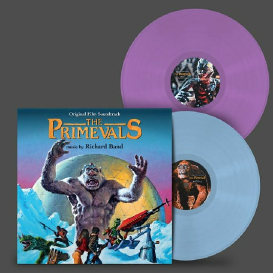 The Primevals (Soundtrack) - Ice Blue and Lilac Vinyl 2xLP vinyl record cover