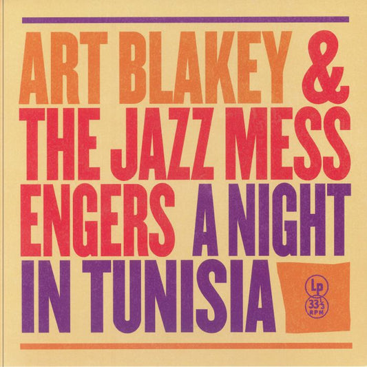 A Night In Tunisia - Yellow Vinyl LP vinyl record cover