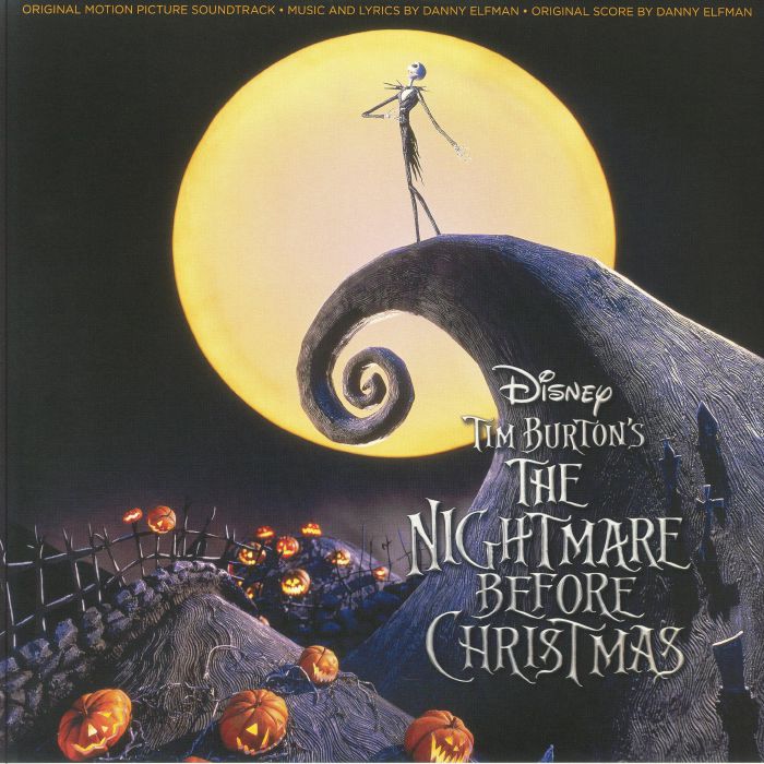The Nightmare Before Christmas (Soundtrack) - Bone & Aqua Vinyl 2xLP vinyl record cover