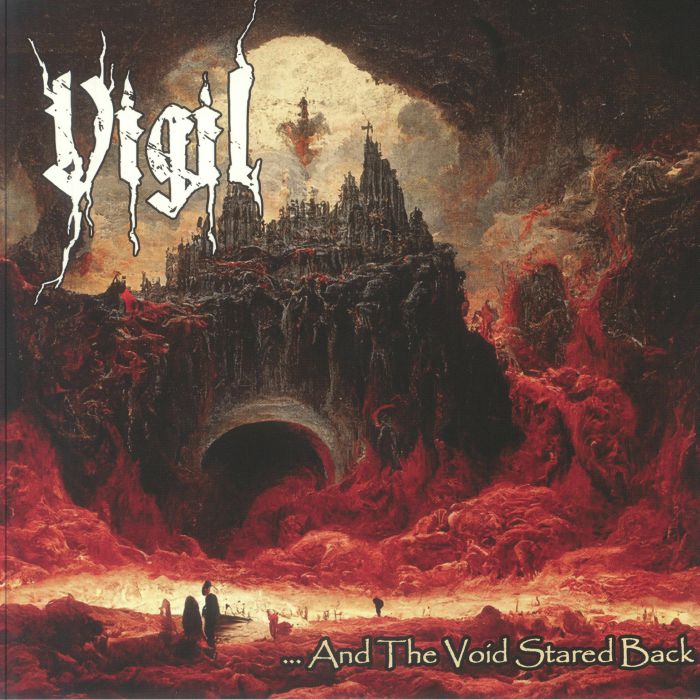 And The Void Stared Back - Red Marbled Vinyl EP vinyl record cover