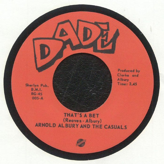 That's A Bet - Limited Edition Vinyl Single vinyl record cover
