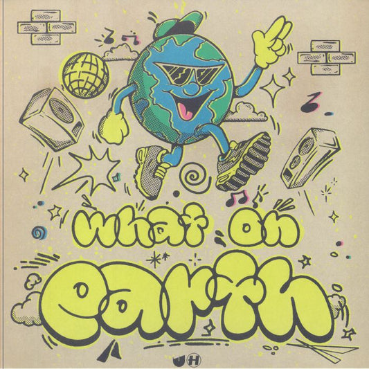 What On Earth - Yellow & Black Splatter Vinyl 2xLP vinyl record cover