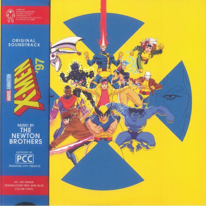 X-Men '97 (Soundtrack) - Red & Blue Vinyl 2xLP vinyl record cover