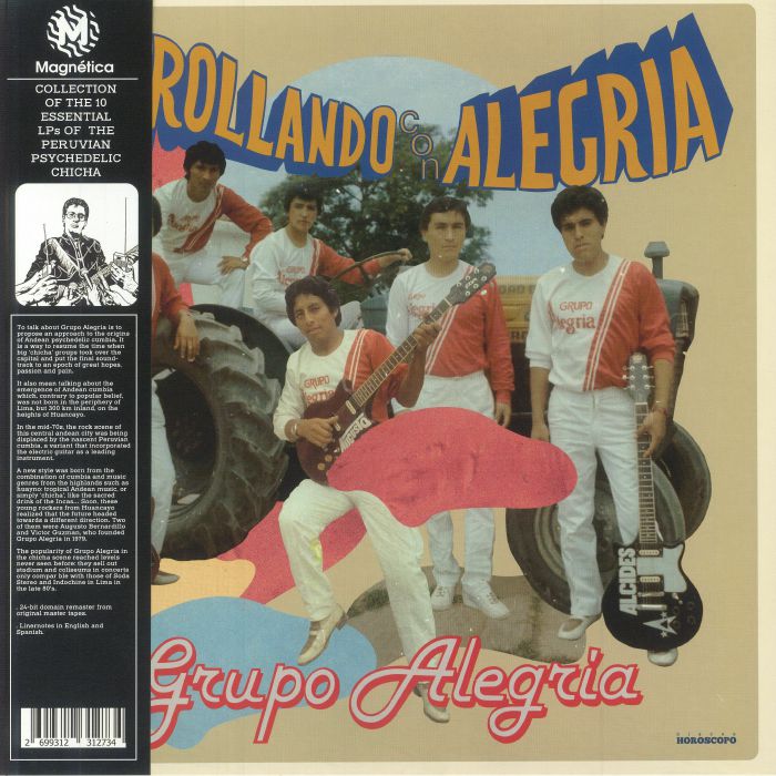 Arrollando Con Alegria - Orange Vinyl LP vinyl record cover