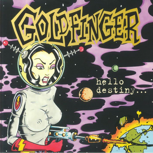 Hello Destiny - Purple Blast Vinyl LP vinyl record cover