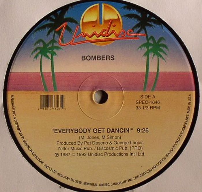 Everybody Get Dancin' - Vinyl Single vinyl record cover