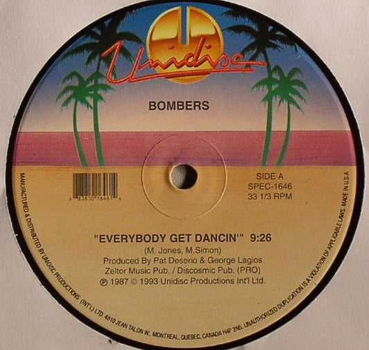 Everybody Get Dancin' - Vinyl Single vinyl record cover