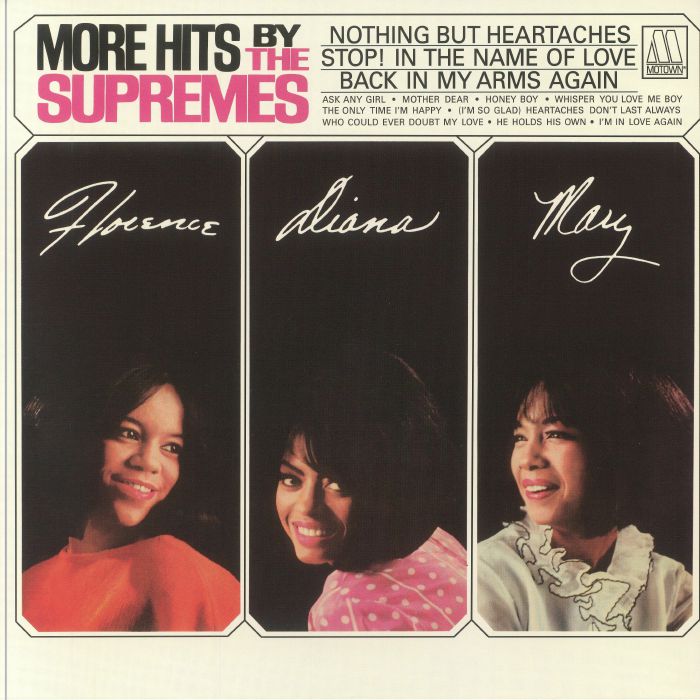 More Hits By The Supremes - Mono Vinyl LP vinyl record cover