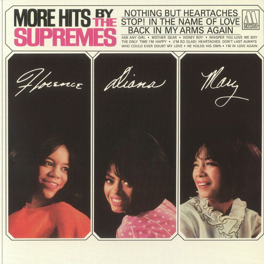 More Hits By The Supremes - Mono Vinyl LP vinyl record cover