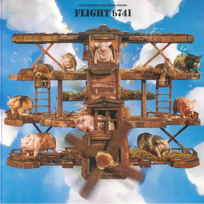 Flight B741 - Recycled Black Vinyl LP vinyl record cover