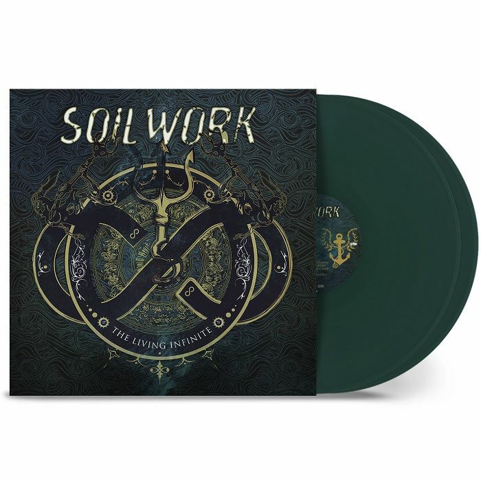 The Living Infinite - Green Vinyl 2xLP vinyl record cover