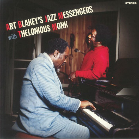Art Blakey's Jazz Messengers With Thelonious Monk - Red Vinyl LP vinyl record cover