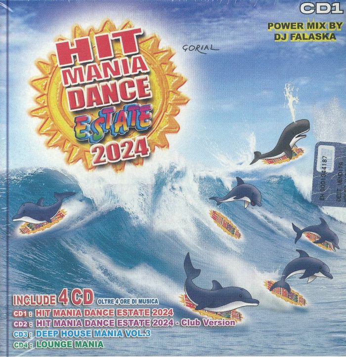 Hit Mania Dance Estate 2024 - 4CD CD cover