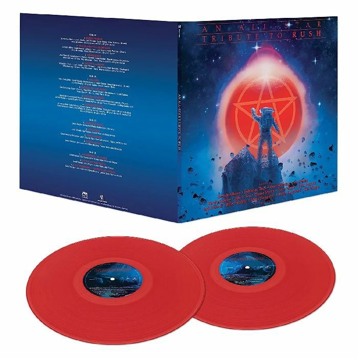 An All Star Tribute To Rush - Limited Edition Red Vinyl 2xLP vinyl record cover