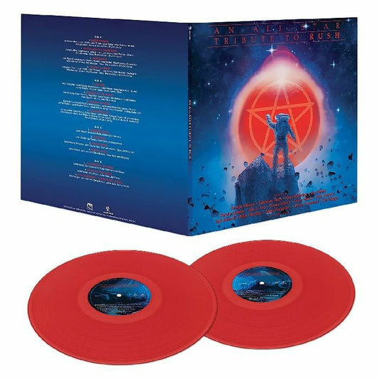 An All Star Tribute To Rush - Limited Edition Red Vinyl 2xLP vinyl record cover