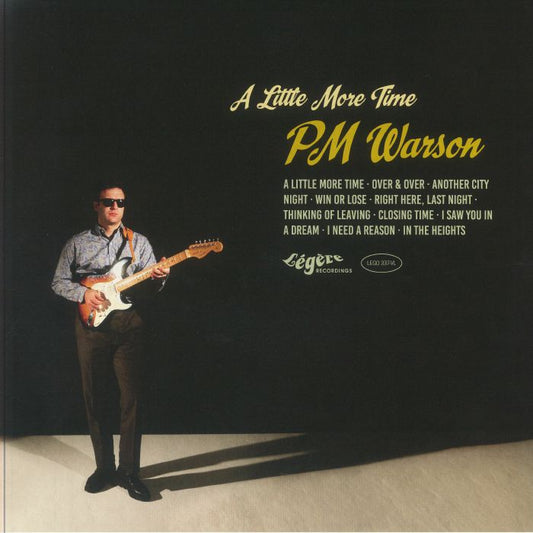 A Little More Time - Vinyl LP vinyl record cover