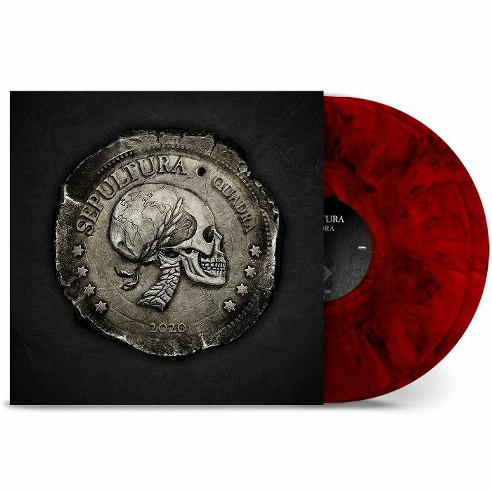 Quadra - Ruby Red And Black Marbled Vinyl 2xLP vinyl record cover