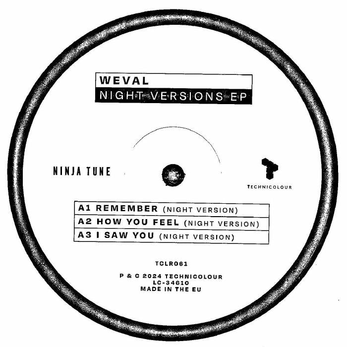 Night Versions EP - Vinyl EP vinyl record cover