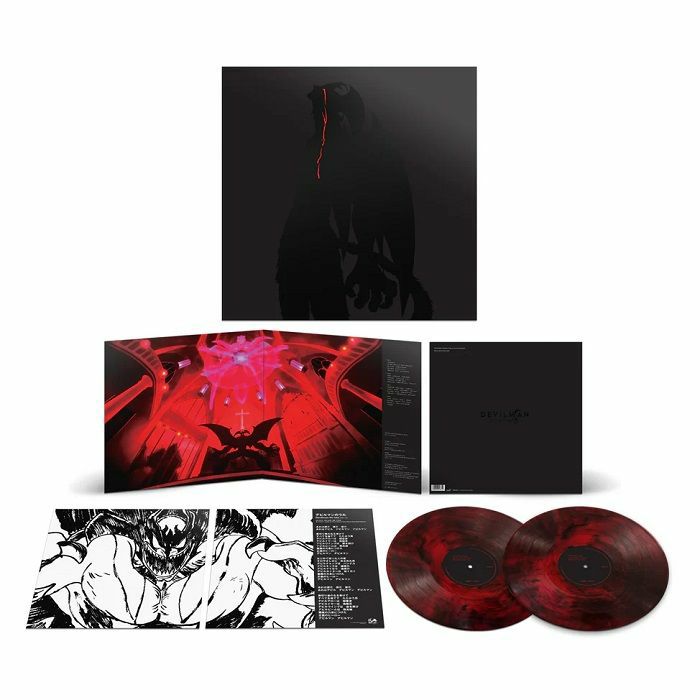 Devilman Crybaby (Soundtrack) - Limited Edition Black & Red Marbled Vinyl 2xLP vinyl record cover