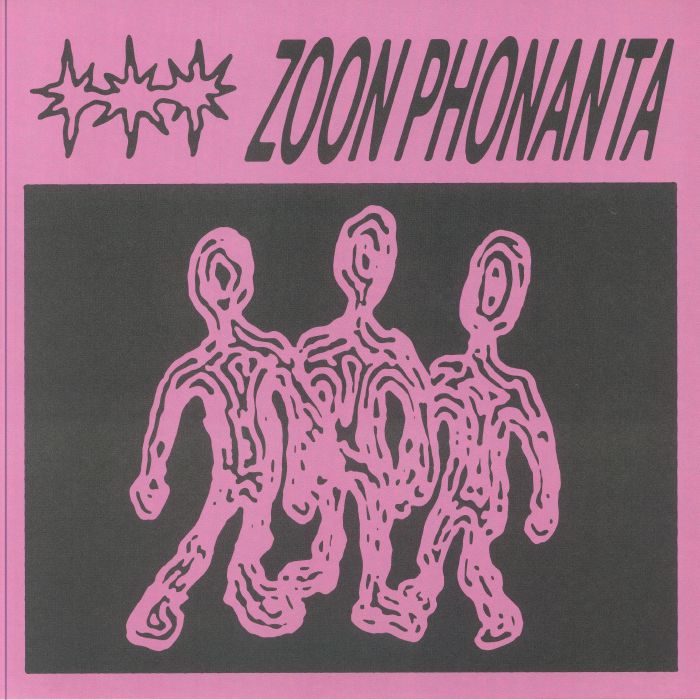 Zoon Phonanta - Limited Edition Pink & Black Splatter Vinyl LP vinyl record cover
