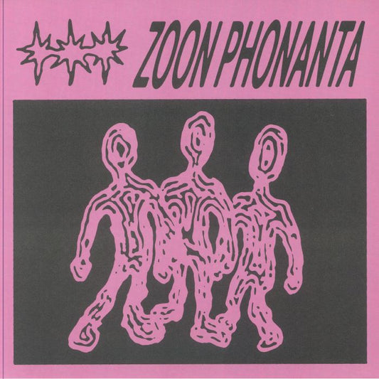 Zoon Phonanta - Limited Edition Pink & Black Splatter Vinyl LP vinyl record cover