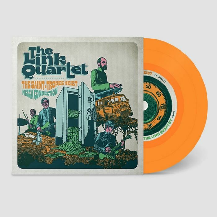 The Saint-Tropez Heist - Limited Edition Orange Vinyl Single vinyl record cover