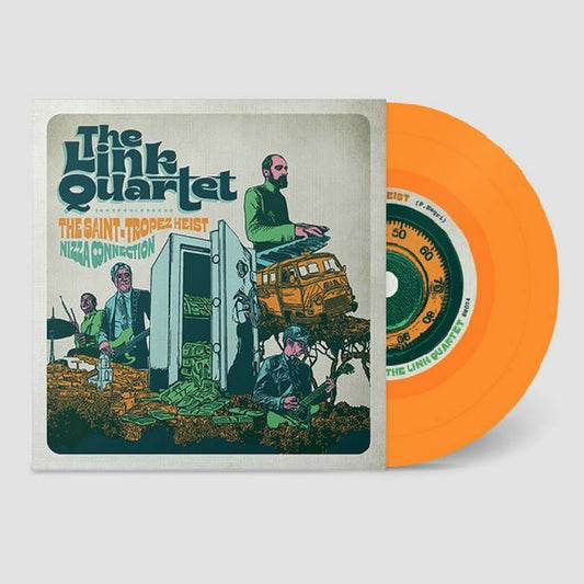 The Saint-Tropez Heist - Limited Edition Orange Vinyl Single vinyl record cover