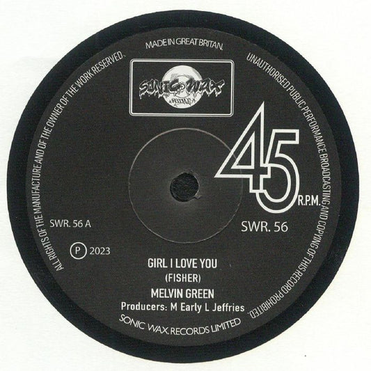 Girl I Love You - Vinyl Single vinyl record cover