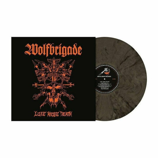 Life Knife Death - Limited Edition Dark Grey Marbled Vinyl LP vinyl record cover